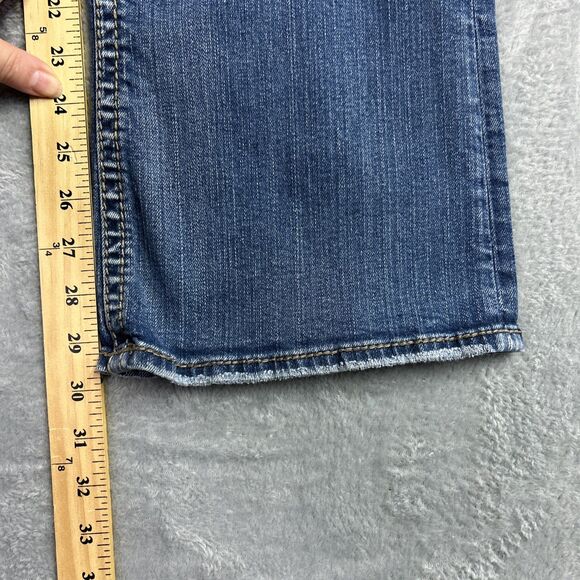 Silver Pioner Womens Jeans 34/31 Medium Wash Y2K Bootcut Low Rise - Picture 7 of 16